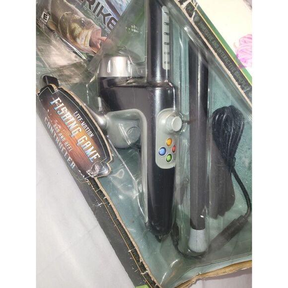 Bass Pro Shops XBOX 360 Fishing Rod And Reel Controller for The Strike VideoGame - Picture 3 of 10